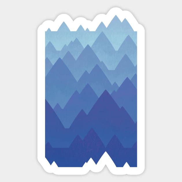 Mountain Vista Sticker by Waynem